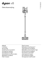 Dyson v8 Gebruiksaanwijzing