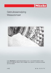 Miele WDA 211 WPM Gebruiksaanwijzing