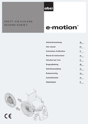 Alber e-motion Gebruiksaanwijzing