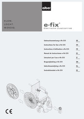 Alber e-fix WENDIG Gebruiksaanwijzing