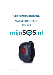 mijnSOS MS-V10 Gebruikshandleiding