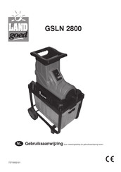 LANDgoed GSLN 2800 Gebruiksaanwijzing
