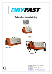 Dryfast DFE 40 T Gebruikershandleiding