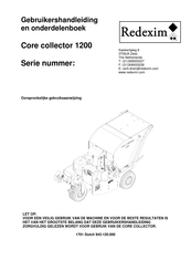 Redexim Core collector 1200 Gebruikershandleiding