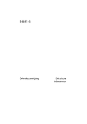 Electrolux B9871-5 Gebruiksaanwijzing