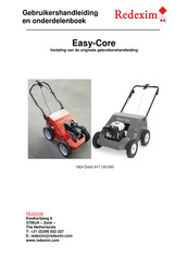 Redexim Easy-Core Gebruikershandleiding