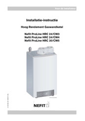 Nefit ProLine HRC 24/CW3 Installatie-Instructie