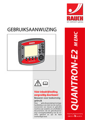 Rauch QUANTRON-E2 Gebruiksaanwijzing