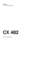 Gaggenau CX 482 Gebruikershandleiding