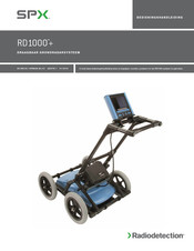 Radiodetection SPX RD1000+ Bedieningshandleiding