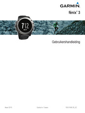 Garmin Fenix 3 Gebruikershandleiding