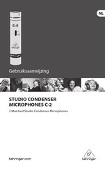 Behringer C-2 Gebruiksaanwijzing