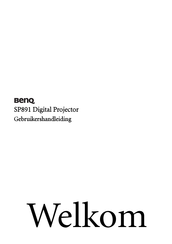 BenQ SP891 Gebruikershandleiding