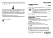 Panasonic VL-V555 Korte Handleiding