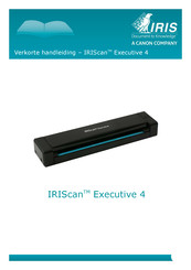 IRIS IRIScan Executive 4 Verkorte Handleiding