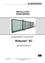 Betafence Robusta SC Installatiehandleiding