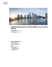 Cisco 6800 Series Gebruikershandleiding