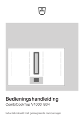 V-ZUG V4000 I804 Bedieningshandleiding