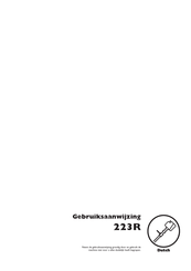 Husqvarna 223R Gebruiksaanwijzing
