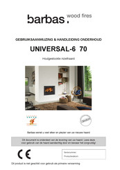 barbas UNIVERSAL-6 70 Gebruiksaanwijzing & Handleiding Onderhoud