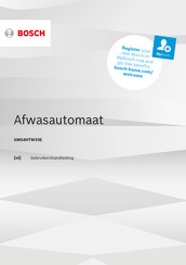 Bosch SMS4HTW33E Gebruikershandleiding