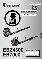 Zenoah EB7000 Gebruiksaanwijzing