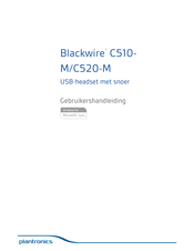 Plantronics Blackwire C520 Gebruikershandleiding