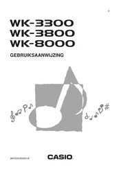 Casio WK-8000 Gebruiksaanwijzing