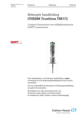 Endress+Hauser iTHERM TrustSens TM372 Beknopte Handleiding
