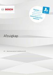 Bosch DHL755BL Gebruiksaanwijzing En Installatievoorschrift