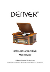 Denver MCR-50MK3 Gebruikshandleiding