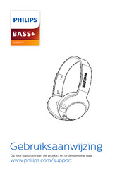 Philips BASS+ SHB3075 Gebruiksaanwijzing