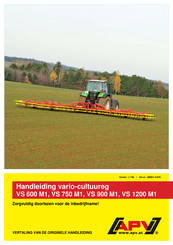 APV VS 600 M1 Handleiding