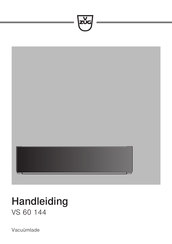 V-ZUG VS 60 144 Handleiding