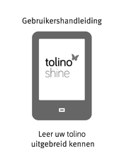 Tolino SHINE Gebruikershandleiding