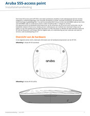 Aruba AP-555 Installatiehandleiding