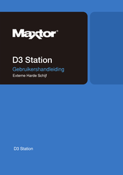 Seagate Maxtor D3 Station Gebruikershandleiding