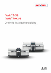 Rational iVario 2-XS iVario Pro 2-S Originele Installatiehandleiding