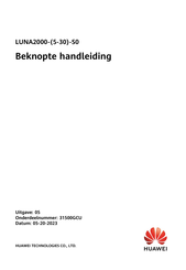 Huawei LUNA2000-5-30-S0 Beknopte Handleiding