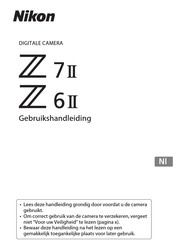 Nikon Z 7 II Gebruikshandleiding