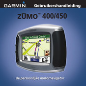 Garmin zumo 400 Gebruikershandleiding