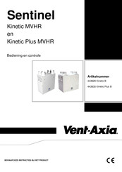 Vent-Axia Sentinel Kinetic Plus MVHR Bedieningsinstructies