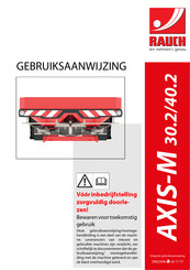 Rauch AXIS-M 30.2 Gebruiksaanwijzing