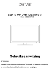 Denver LDD-2466T2CS Gebruiksaanwijzing