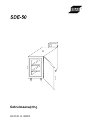 ESAB SDE-50 Gebruiksaanwijzing