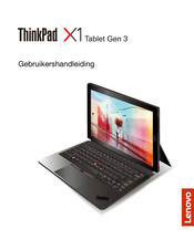 Lenovo ThinkPad X1 Gen 3 Gebruikershandleiding