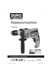 duro D-SB 750 Originele Handleiding
