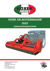 BOXER AGRI DUO 280 plus Gebruikershandleiding