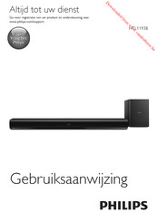 Philips HTL1193B Gebruiksaanwijzing