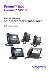 Proximus Forum 5000 Gebruiksaanwijzing
